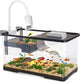 Superior Acrylic Turtle Tank Starter Kit: Light, Filter, Drainage, Multi-Function Reptile Habitat