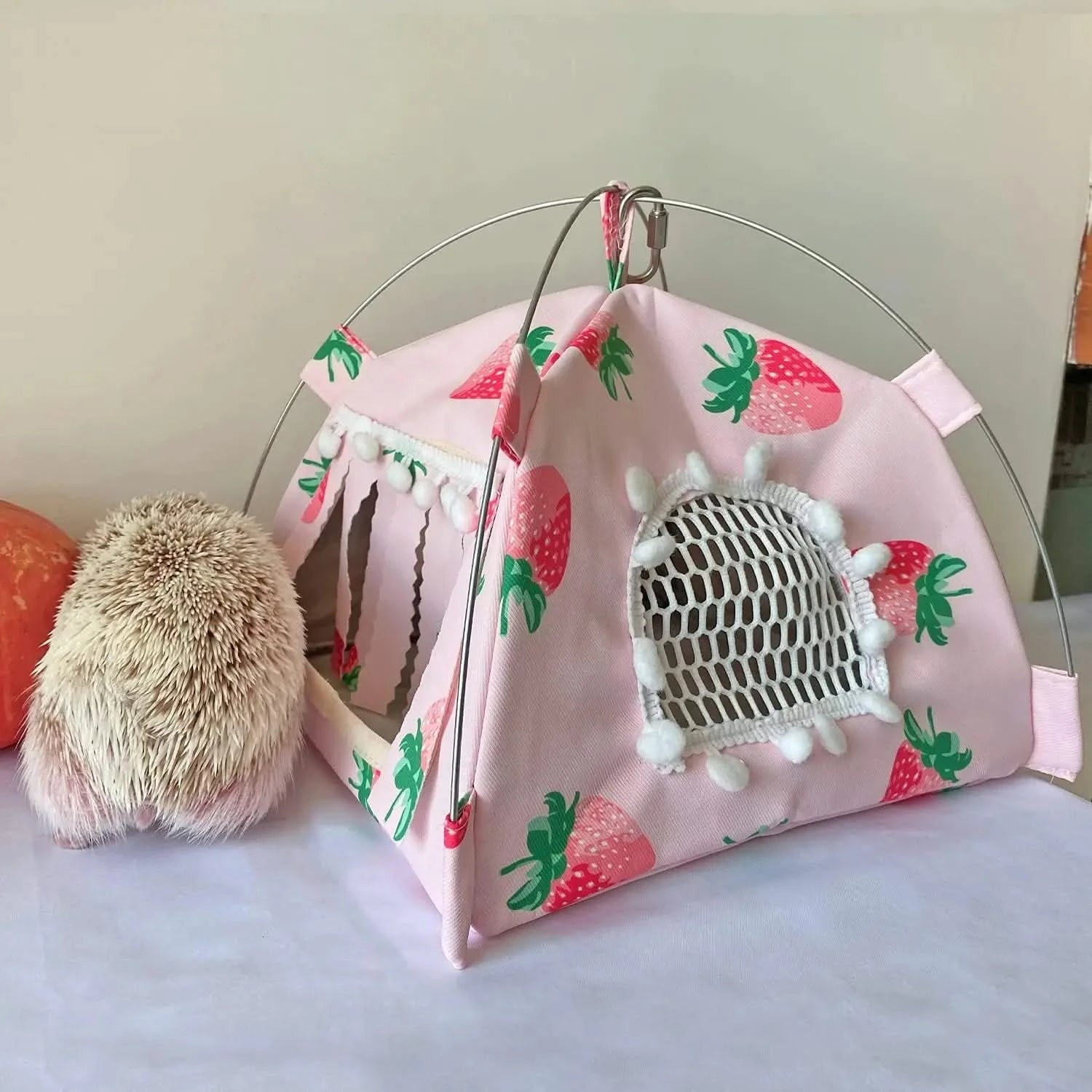 Cozy Small Animal Tent Hideout: Portable Comfort Habitat for Hamsters, Guinea Pigs, Hedgehogs