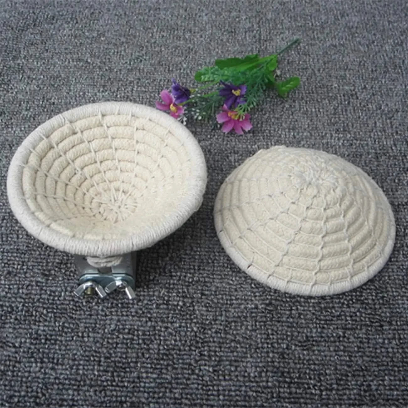 Handmade Cotton Rope Bird Nest for Budgies, Parakeets, Cockatiels, Small Parrots