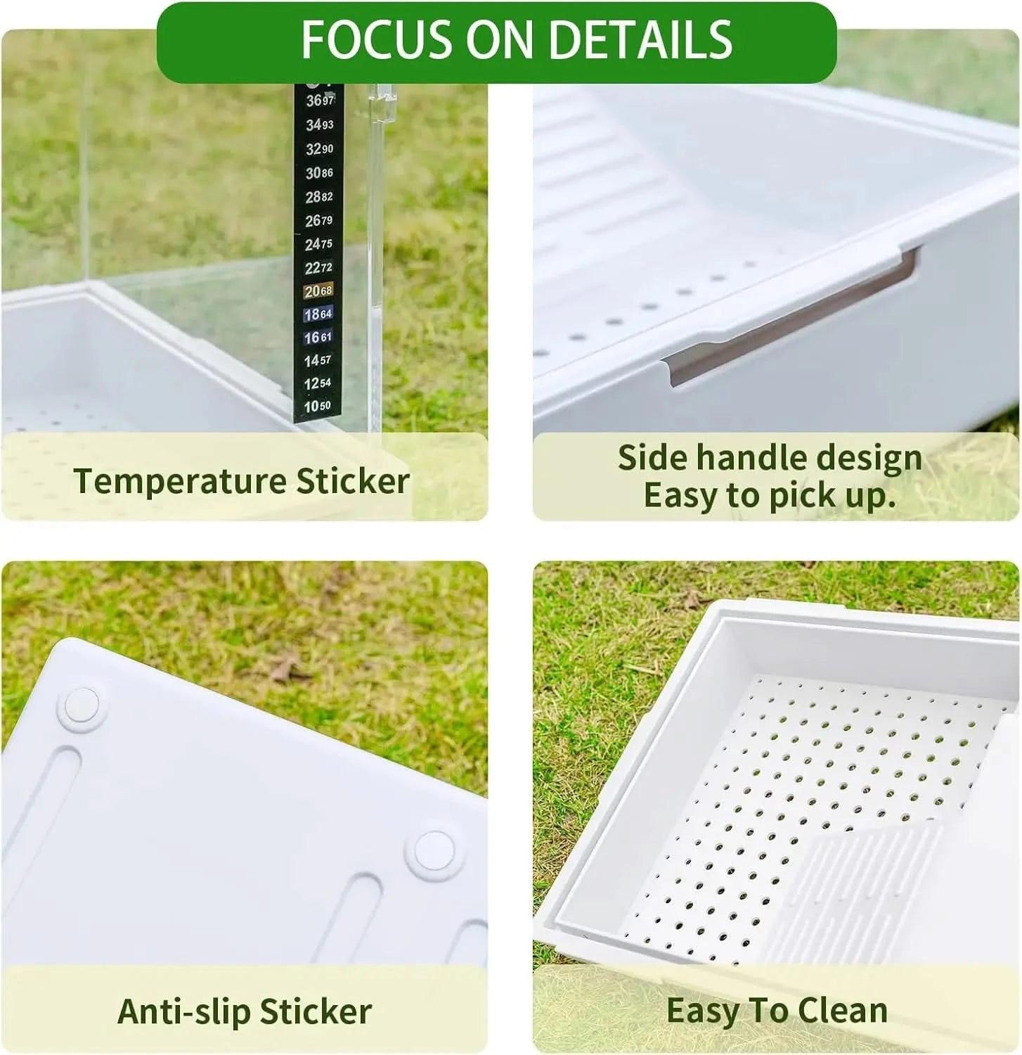 Durable Scratch-Resistant Acrylic Turtle Tank with Water Filter - Reptile Habitat