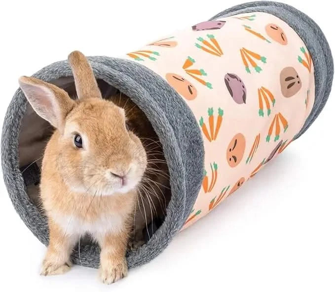 Niteangel Cozy Play Tunnel for Guinea Pigs, Dwarf Rabbits, & Small Pets