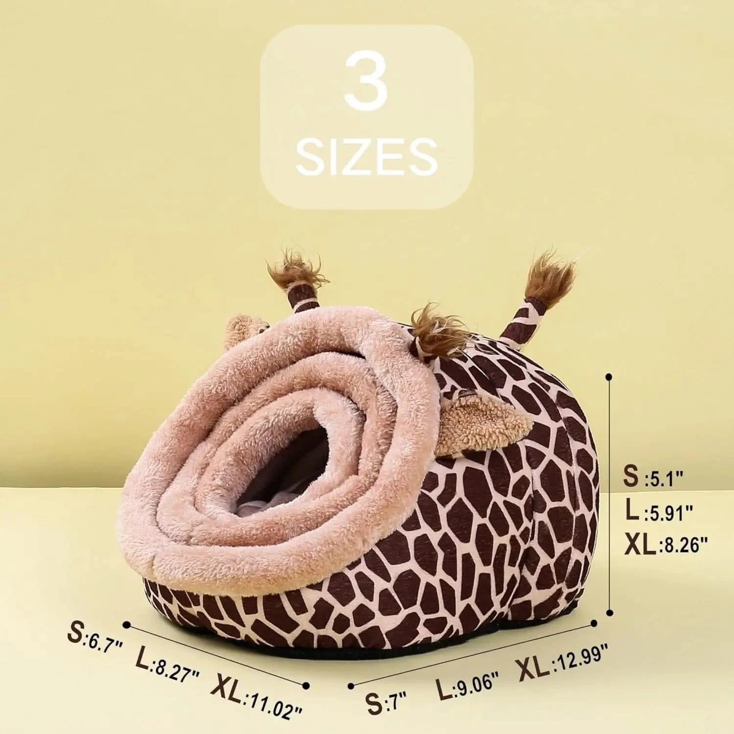 Cozy Small Pet Hideout Bed: Super Soft Warm House for Hamsters, Guinea Pigs