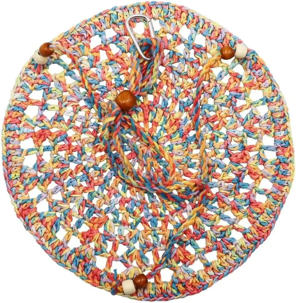 Handwoven Reptile Hammock Bed for Bearded Dragons, Lizards, Geckos, Small Pets