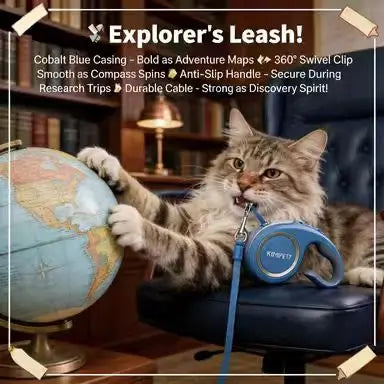 Retractable Pet Leash: One-Hand Control, Multi-Color Options