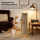 Wooden Cat Scratcher: Interactive Toys, Durable Surface, Minimalist Design