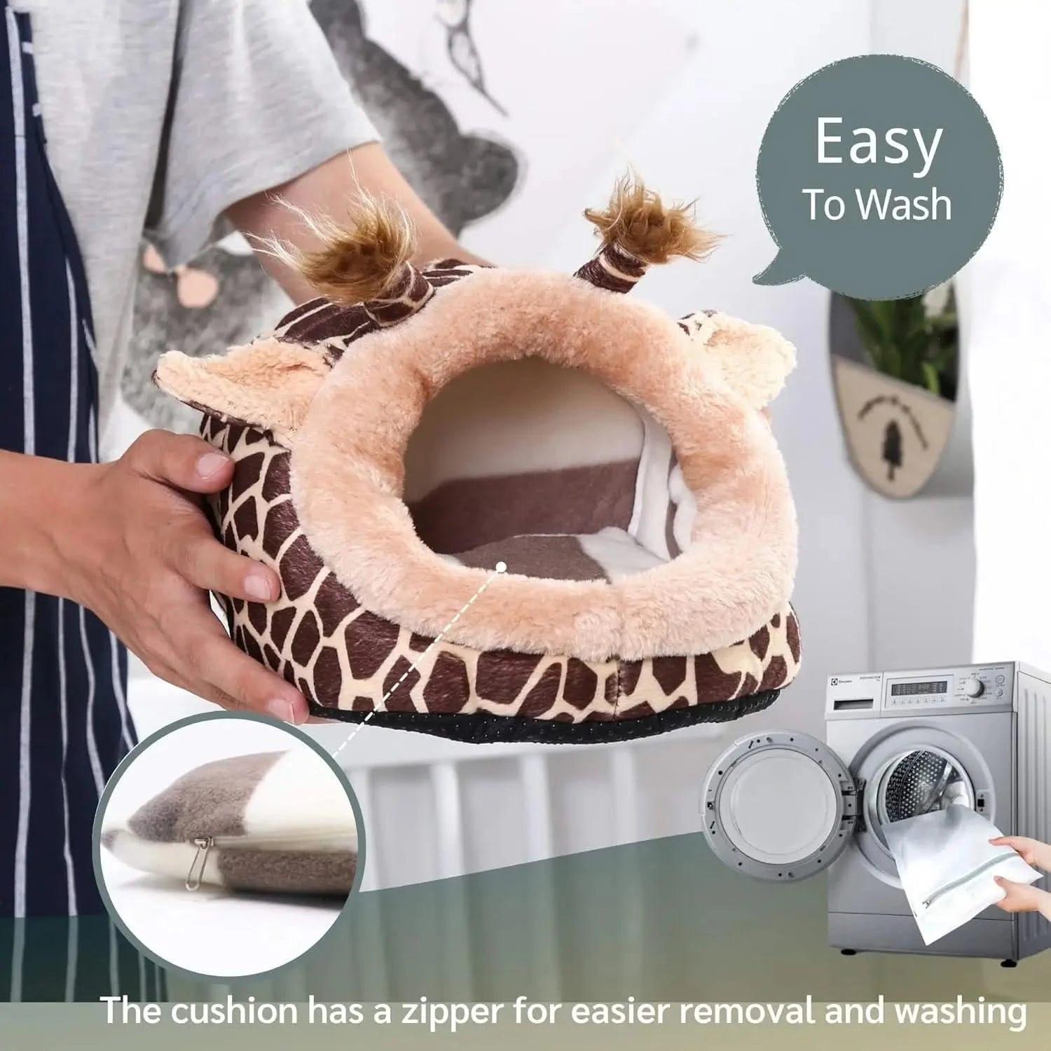 Cozy Small Pet Hideout Bed: Super Soft Warm House for Hamsters, Guinea Pigs