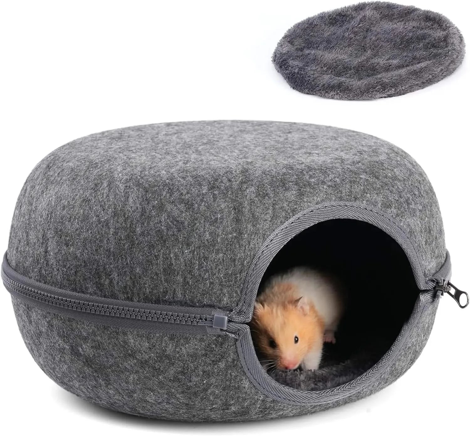 Premium Dual-Function Small Pet Hideout Bed for Guinea Pigs, Hamsters