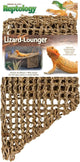 Large Penn-Plax Reptology Natural Seagrass Lizard Lounger Corner Triangle with Ladder