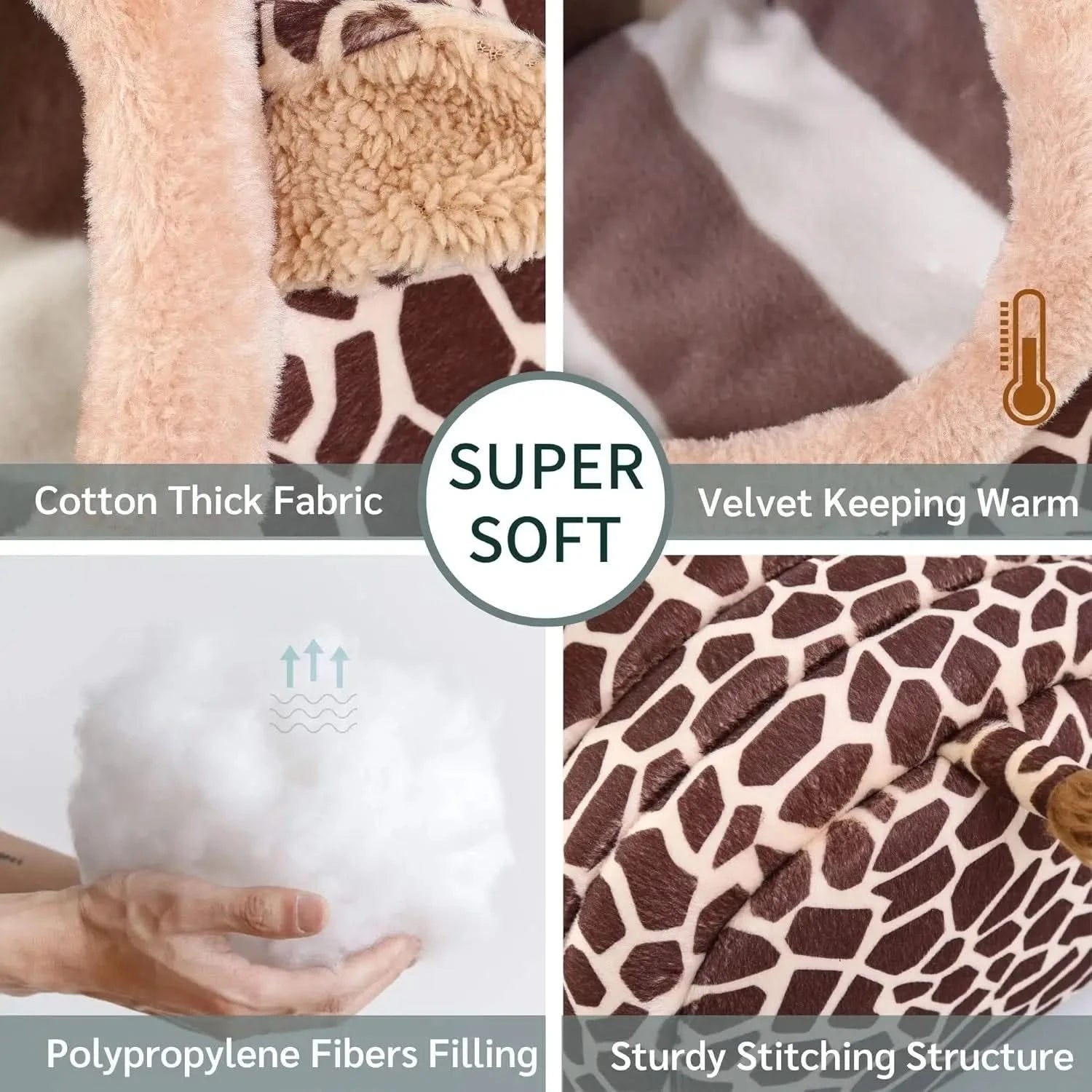 Cozy Small Pet Hideout Bed: Super Soft Warm House for Hamsters, Guinea Pigs