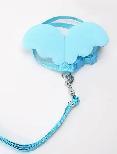 Escape-Proof Cat Harness & Leash: Angel Wings Design, Adjustable Fit