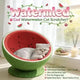 Watermelon Cat Scratcher: Rest & Scratch, Cute Fruit Design, Durable Surface (Green-Red)
