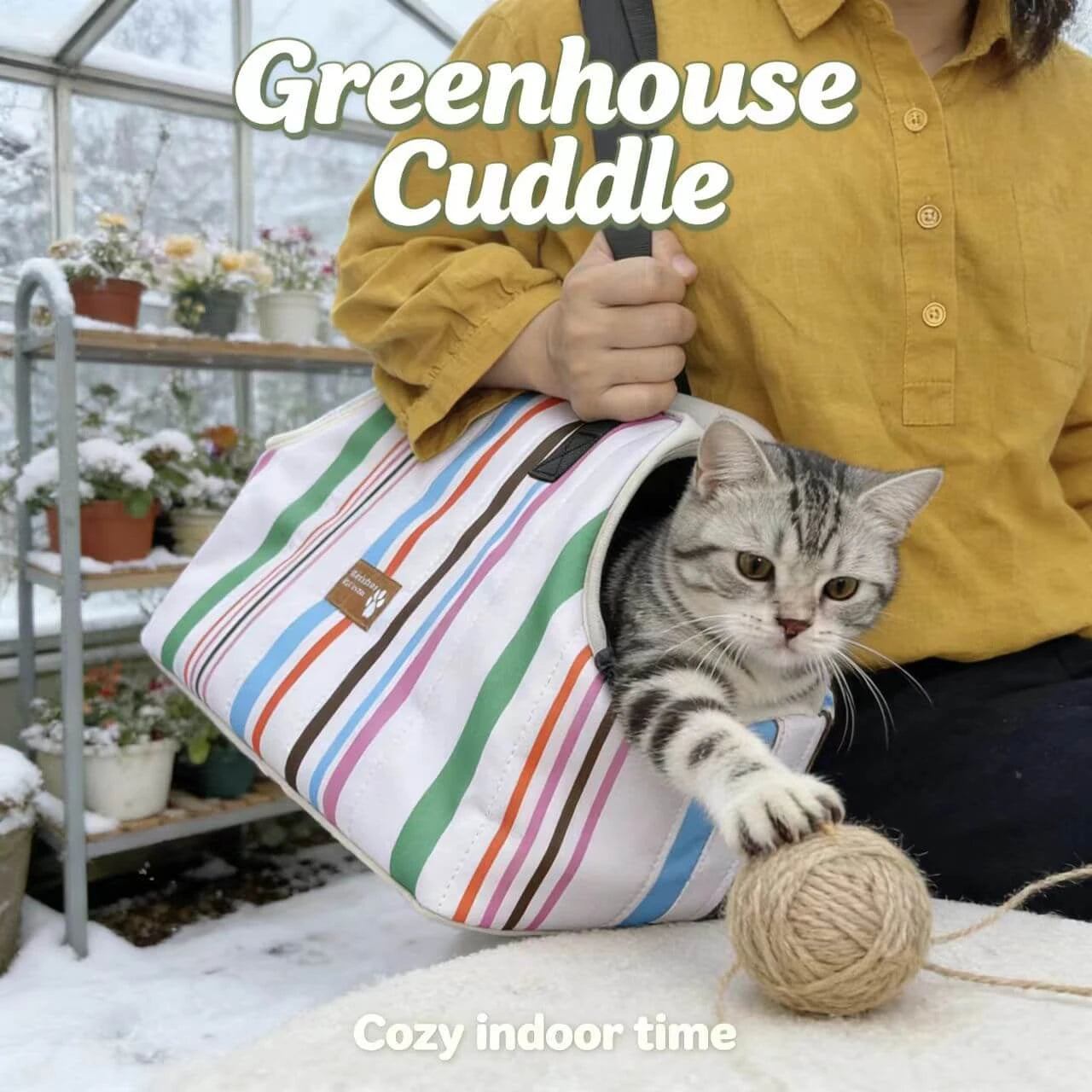 Travel Pet Carrier Tote - Comfort Fit, Fun Print, Multi-Color