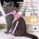 Escape-Proof Cat Harness & Leash: Star Accent, Adjustable Padded Design