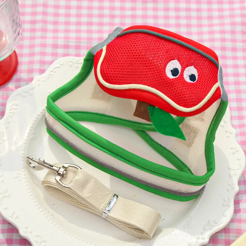 Escape-Proof Cat Harness & Leash: Apple Design, Breathable Mesh