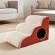 Sheltering Resting Pet Hideout: Beige-Red, Hidden Nest Design for Lizards