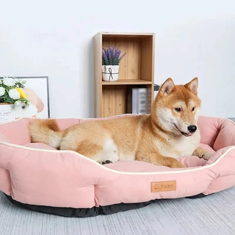 Premium All-Season Large Pet Bed Sofa - Cozy Warm Sleeping Mat