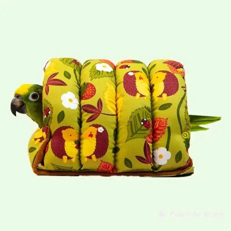 Cozy Plush Pet Hammock Nest: Warm Winter Hanging Bed for Birds & Hamsters