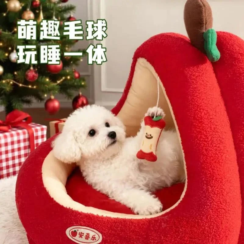 Warm Insulated Pet House for Small Dogs – Cozy All-Season Sleeping Tent