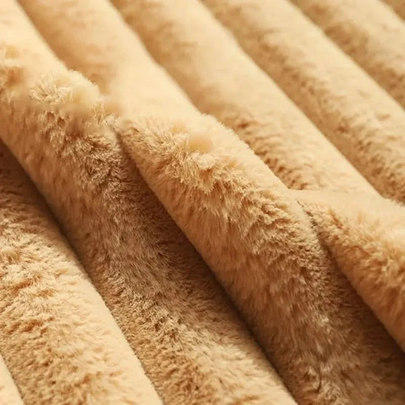 HOOPET Cozy Winter Warm Pet Bed Mat Sofa - Removable Washable Fluff for Dogs Cats