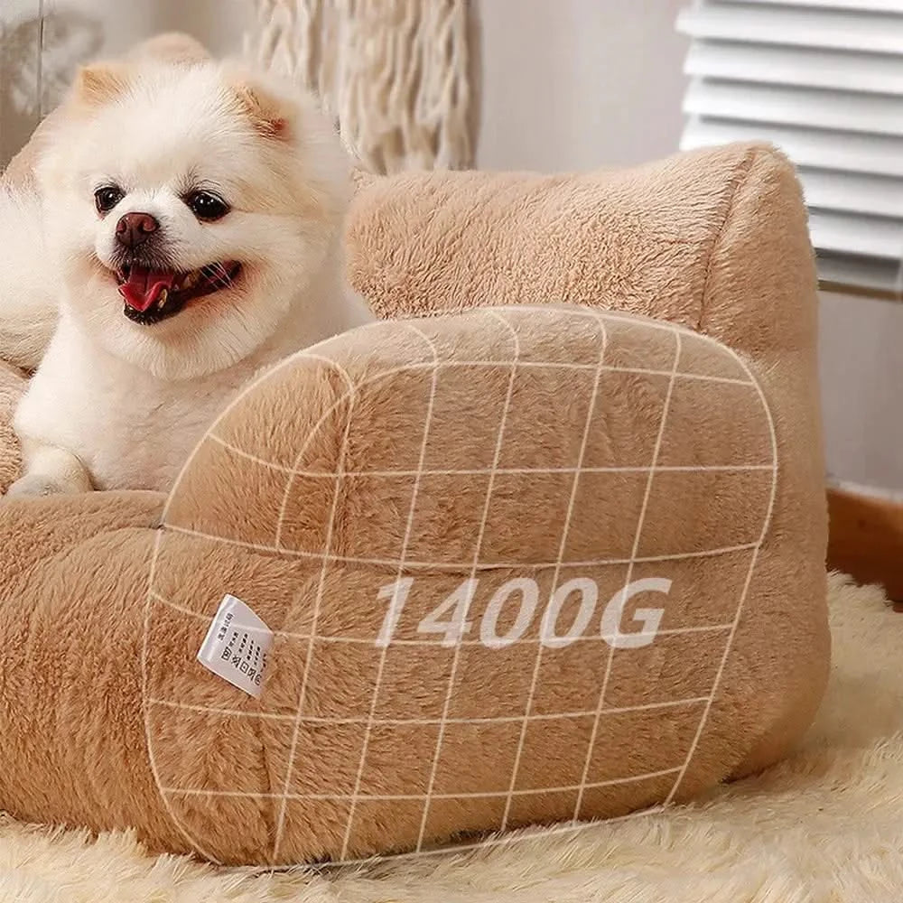 Cozy Plush Deep Sleeping Pet Bed Sofa Nest for Small Medium Dogs Cats