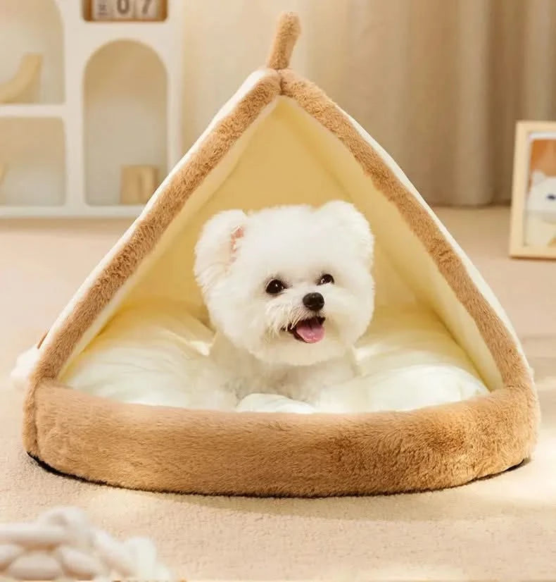 Plush Winter Warm Dog & Cat Bed - Cozy Non-Slip Pet Mat