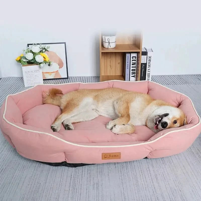 Premium All-Season Large Pet Bed Sofa - Cozy Warm Sleeping Mat