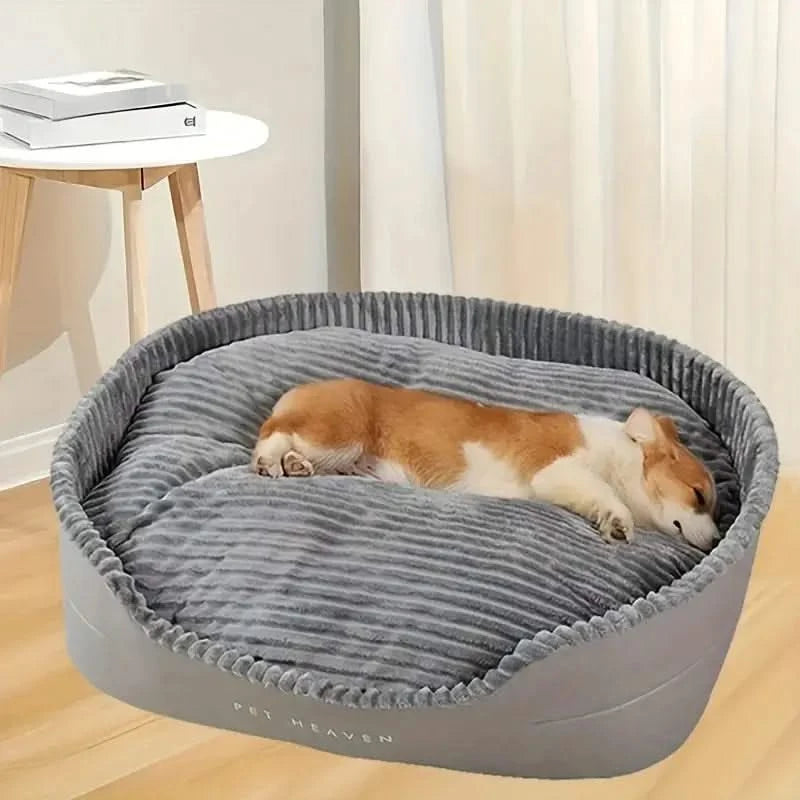 Luxury Ultra-Soft Plush Dog Bed - Bite-Resistant, Dirt-Proof, Supreme Comfort