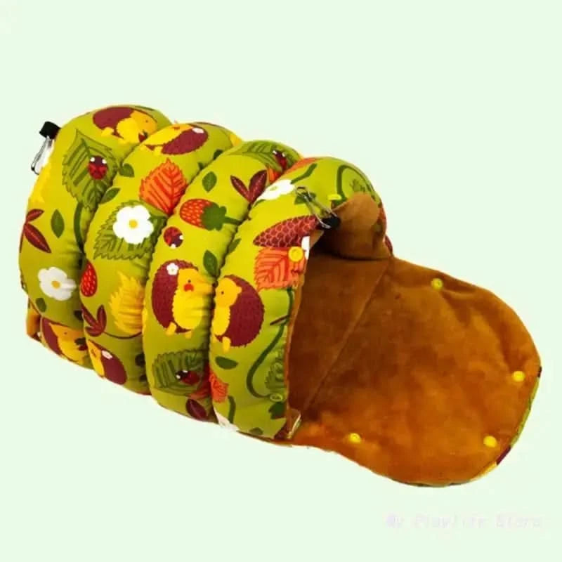 Cozy Plush Pet Hammock Nest: Warm Winter Hanging Bed for Birds & Hamsters