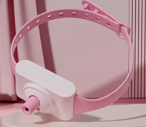 Self-Playing Laser Cat Collar - Hands-Free, Adjustable, Pink & Blue