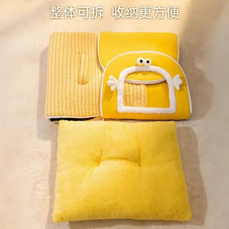 Cozy Fluffy Warm Plush Pet Bed for Dogs and Cats