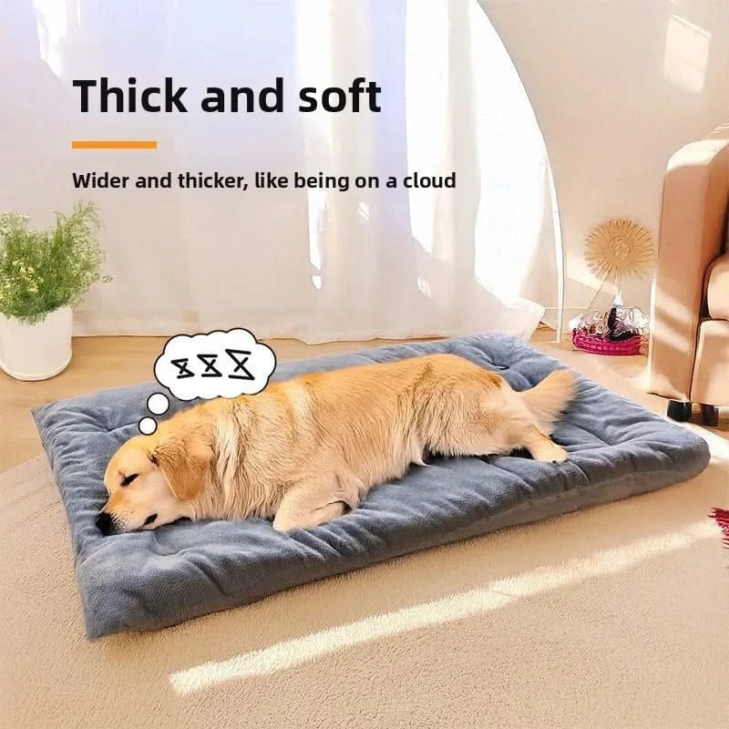 Luxurious Extra Large Plush Dog Bed Sofa - Super Soft Thickened Pet Mat