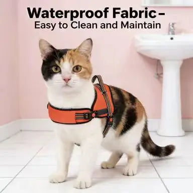 Reflective Escape-Proof Cat Harness: Breathable Mesh, Adjustable Fit