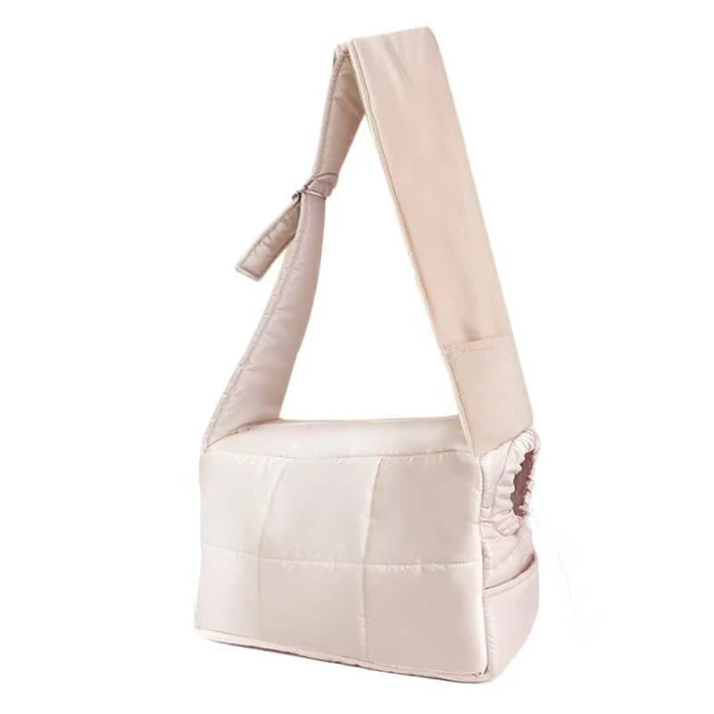 Portable Cat Carrier Sling - Soft Padded, Casual Style