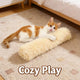 Cozy & Interactive Long Fluffy Plush Cat Toy for Cats & Kittens