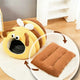 Soft Warm Cat Mattress Replaceable Easy Clean for Bee-Shaped Cat Houses