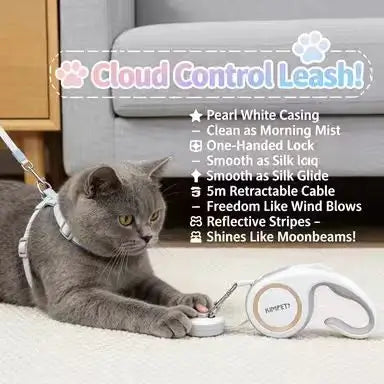 Retractable Pet Leash: One-Hand Control, Multi-Color Options