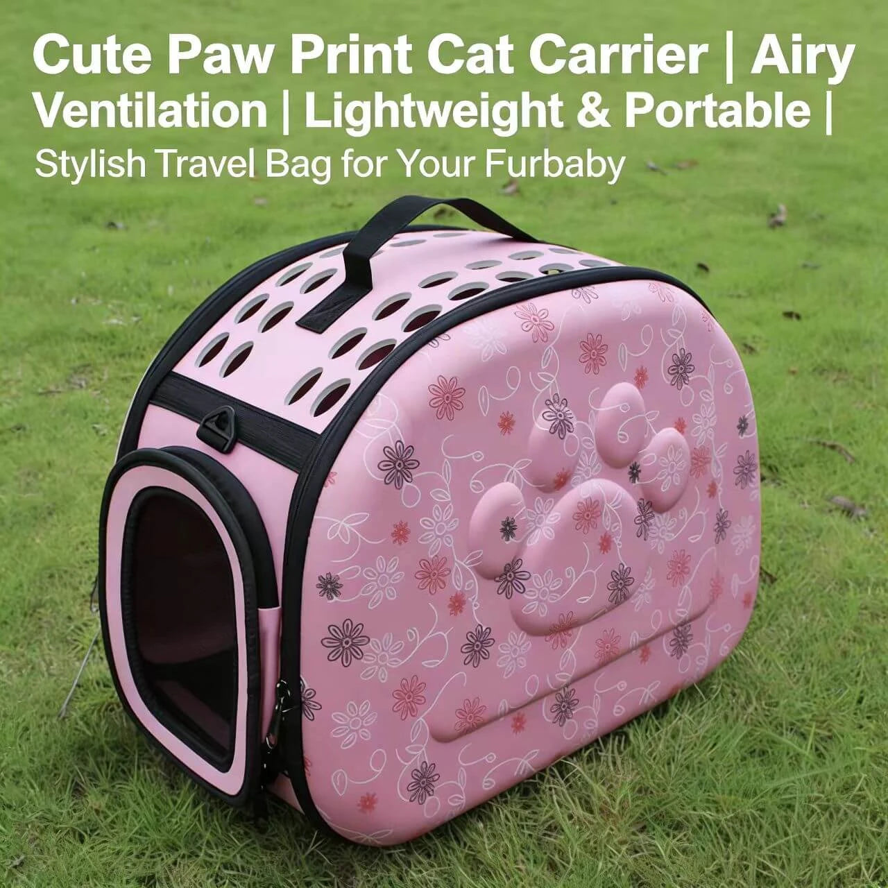 Lightweight Cat & Dog Travel Bag - Breathable, Durable EVA