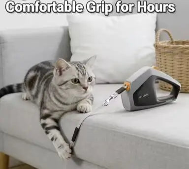 Retractable Pet Leash: One-Hand Brake, Ergonomic Handle