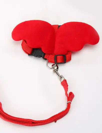 Escape-Proof Cat Harness & Leash: Angel Wings Design, Adjustable Fit